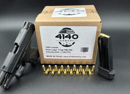 115 Grain 9mm FMJ RN (1000 Box)